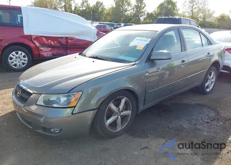 2007 Hyundai Sonata Limited/Se V6 z USA, uszkodzony, nr VIN 5NPEU46F87H208041